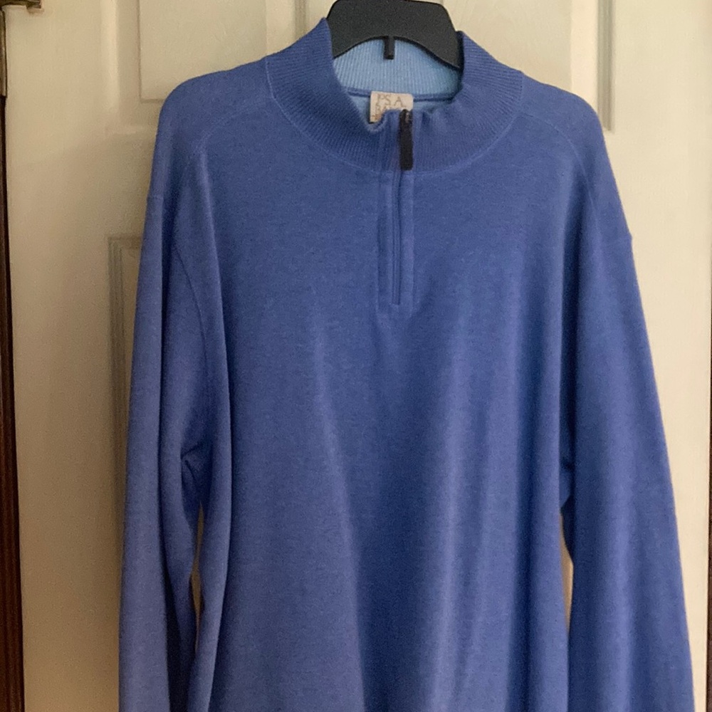 Jos A Bank men’s quarter zip, XXL, blue
